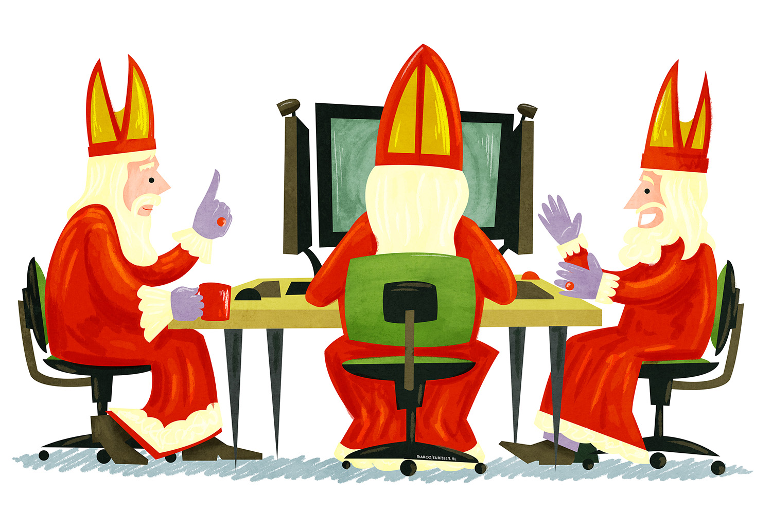 De digitale Sinterklaas